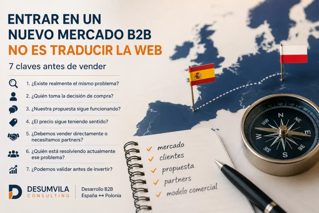 7 claves para entrar en un nuevo mercado B2B y validar la expansión comercial
